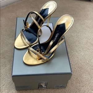 Tom Ford padlock sandals